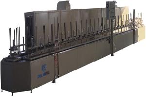 station automatic U type rotary oven production line